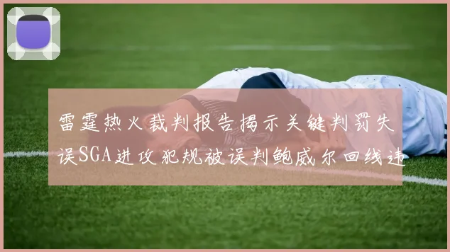 雷霆热火裁判报告揭示关键判罚失误SGA进攻犯规被误判鲍威尔回线违例未被吹罚